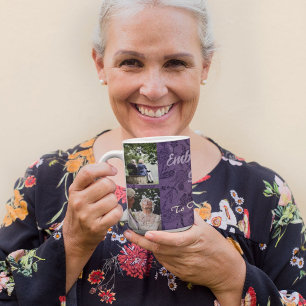 Custom Gifts for Older Parents Couples Violet Mug