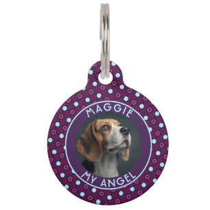 Custom Gifts For Pet Owner Hexagon Pattern Tag
