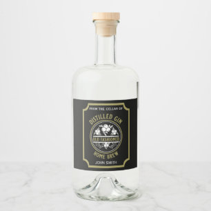 Custom Gin Bottle Liquor Bottle Label