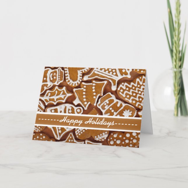 Custom Gingerbread Card (Front)