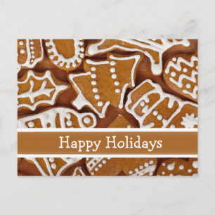 Custom Gingerbread Holiday Card