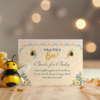 Custom Gingham What Will It Bee Books for Baby