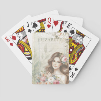 Custom Girl Personalised Playing Cards