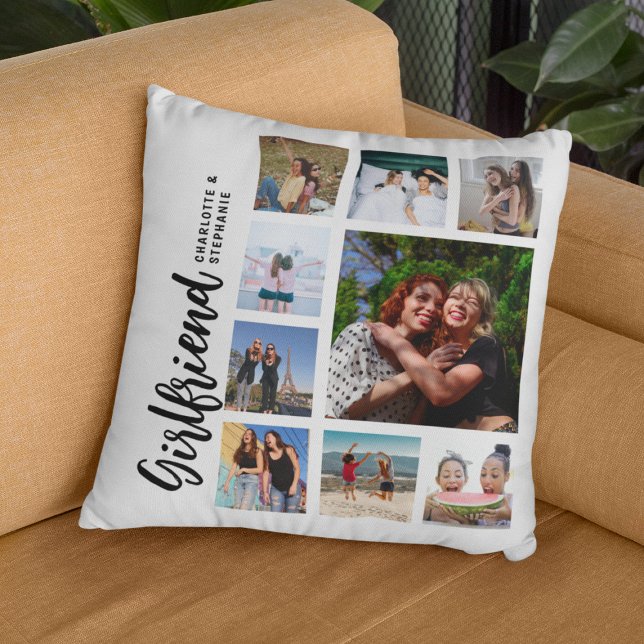 Custom Girlfriend Photo Collage Cushion (Creator Uploaded)
