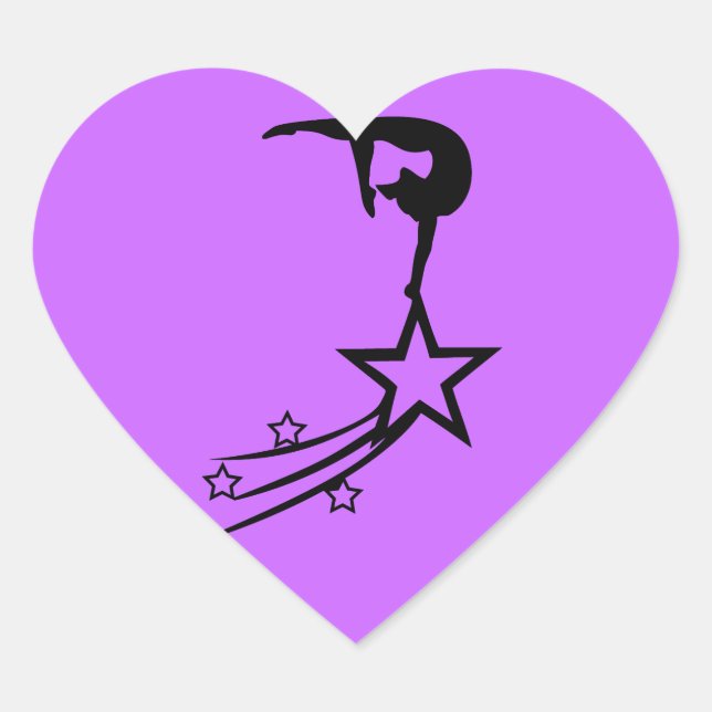 Custom Girls Gymnastics Stickers (Front)