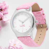 Pink kids watch best sale