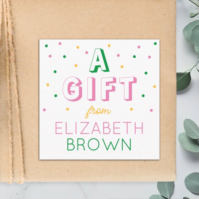 Custom Girls Preppy A Gift From Enclosure Card (Creator Uploaded)