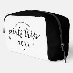 Custom Girls Trip Cheaper Than Therapy Vacation Dopp Kit
