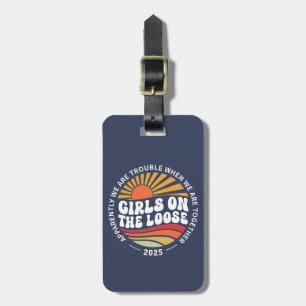 Custom Girls Trip Group Matching Summer Vacation Luggage Tag