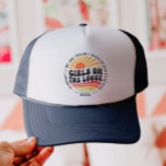 Custom Girls Trip Group Matching Summer Vacation Trucker Hat<br><div class="desc">Custom “Girls on the Loose” t-shirt is the perfect uniform for your 2025 girls trip,  bachelorette bash,  or weekend getaway. This tee is perfect for group photos,  beach walks,  wine tours,  or just causing a little stylish chaos.</div>