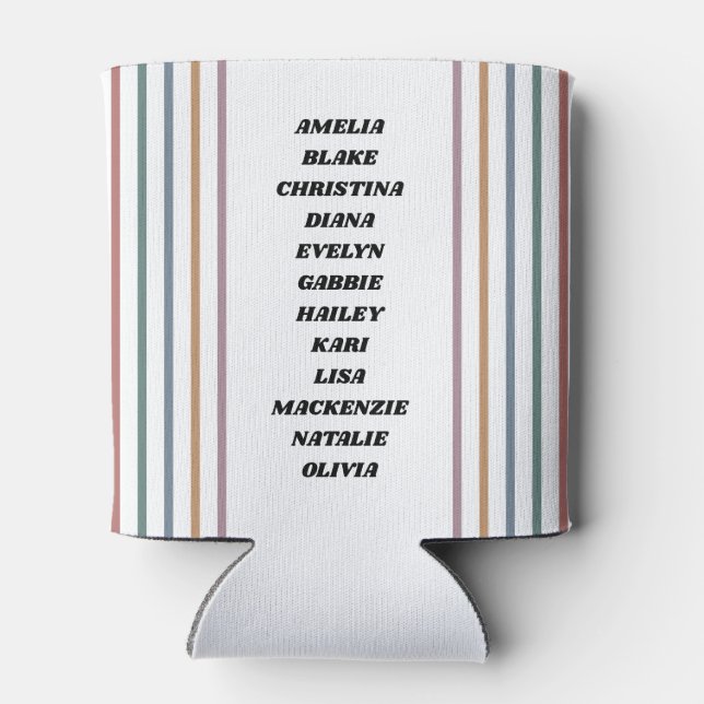 Custom Girls Trip What happens on Girls Trip Can Cooler (Back)