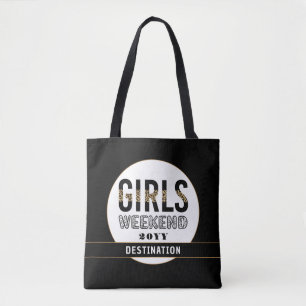 Custom Girls Weekend Girls Trip Vacation Tote Bag