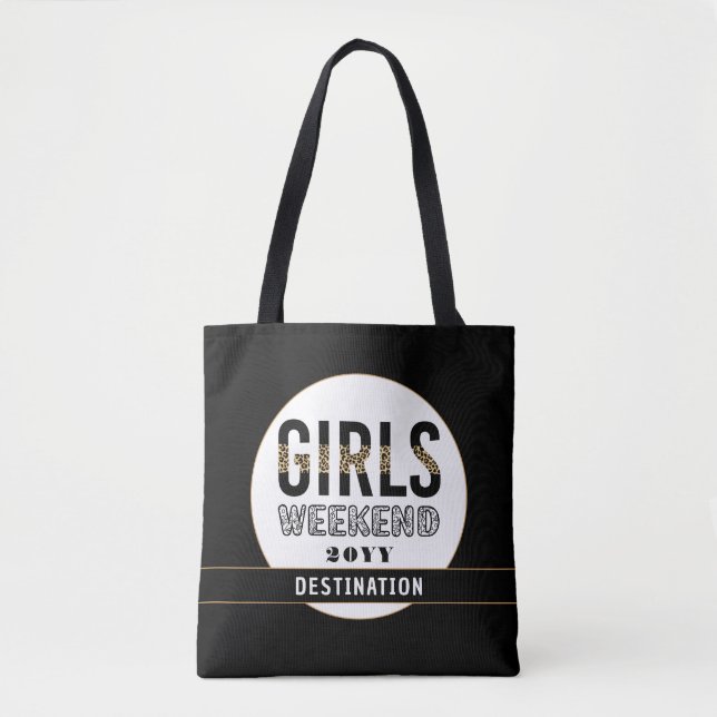 Custom Girls Weekend Girls Trip Vacation Tote Bag (Front)
