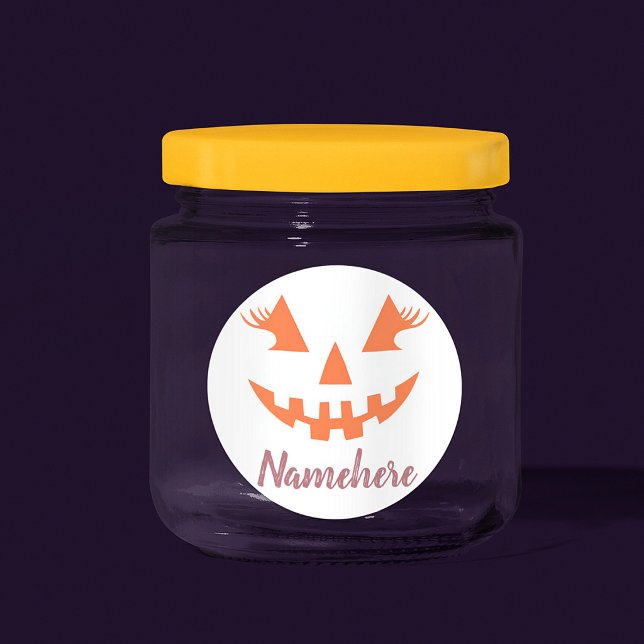 Custom Girly Jack O Lantern Pumpkin Halloween (Creator Uploaded)