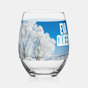 Custom Glass Cup Personalised Clear Drinking Gla