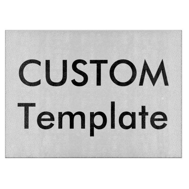 Custom Glass Cutting Chopping Board 15" x 11" (Front)