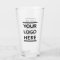 Custom Glass Tumbler Double Side Logo