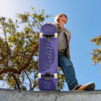 Custom Gnarly Betty Boss Girl Modern Purple