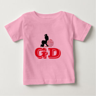 Custom Goal Defence Netball Player Position Baby T-Shirt