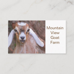 Custom Goat Farm Country Business Card