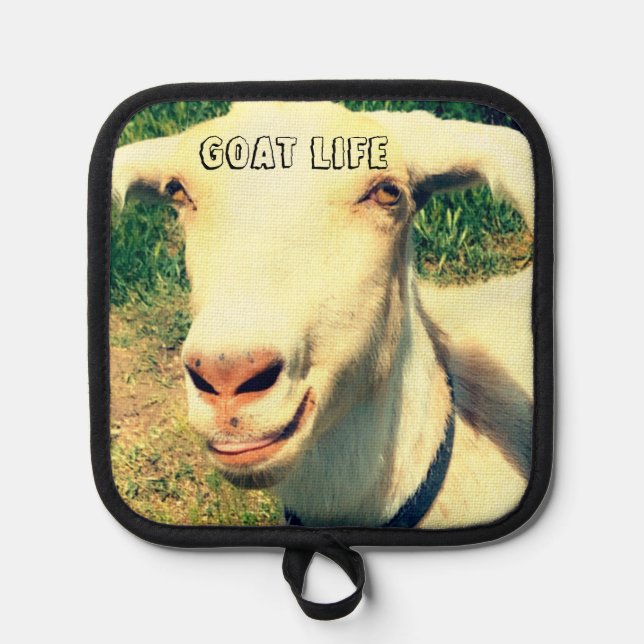 Custom Goat Pot Holder (Front)