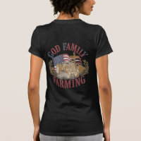 Custom “God Family Farming” T-Shirt