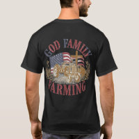 Custom “God Family Farming” T-Shirt