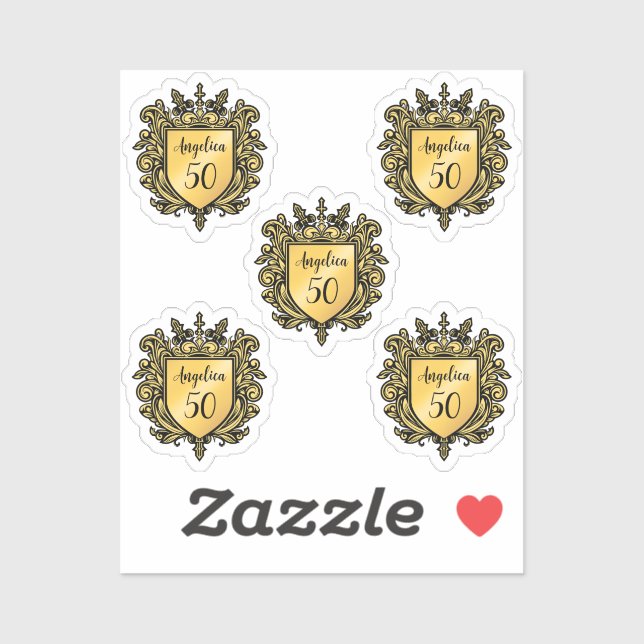 Custom Gold Emblem  (Sheet)