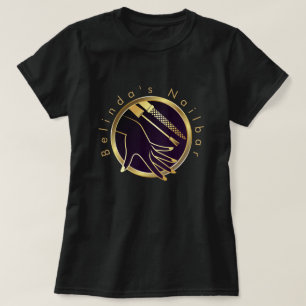 Custom Gold hand and Nail Technician  T-Shirt