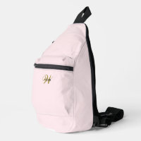 Custom Gold Initial l Girly Clean Blush Pink 