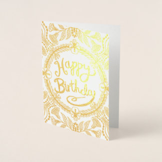 Custom Golden Child Birthday Card with Photo Optio