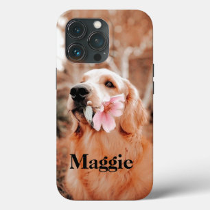 Custom Golden Retriever Photo – Dog Lover Gift iPhone 13 Pro Case