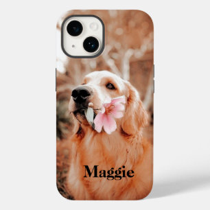 Custom Golden Retriever Photo – Dog Lover Gift Case-Mate iPhone 14 Case