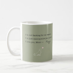 Custom Golden Retriever Photo Mug I Love You Mum