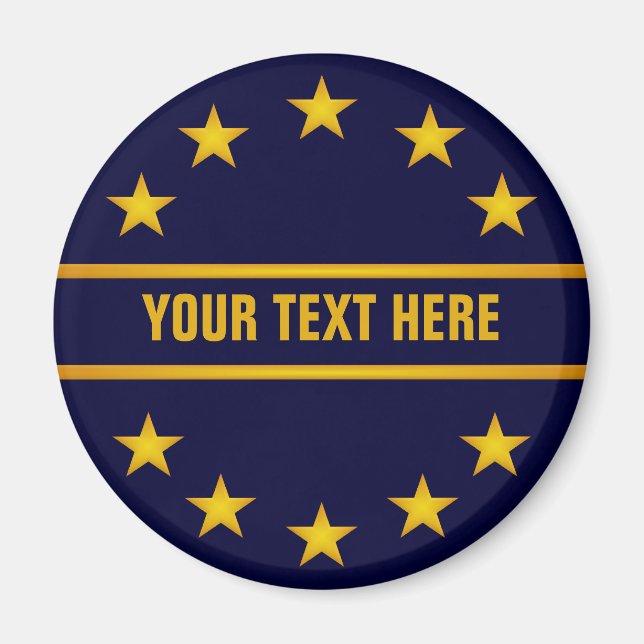 CUSTOM GOLDEN STARS magnet (Front)
