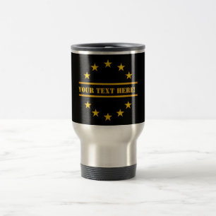 CUSTOM GOLDEN STARS mug - choose style & colour