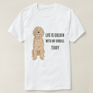 Custom Goldendoodle Doodle Dad Men's Tee