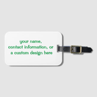 Custom Golf Bag Tags - Personalised Sports Luggage