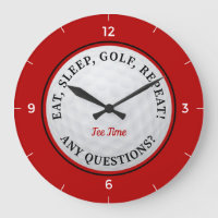 Custom Golf Ball Sports Quote Golfer Red Black