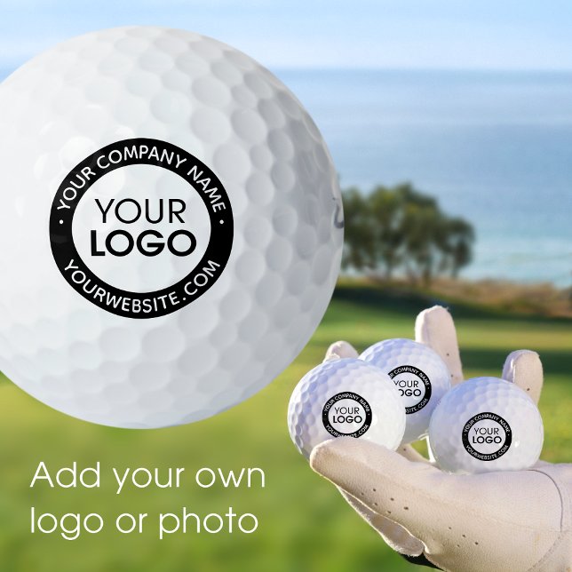 Custom Golf Balls Company Logo Branded Black (Creator Uploaded)