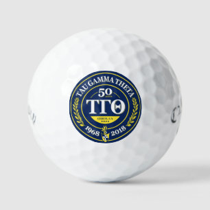 Custom Golf Balls w/ 50th Anniversary Logo