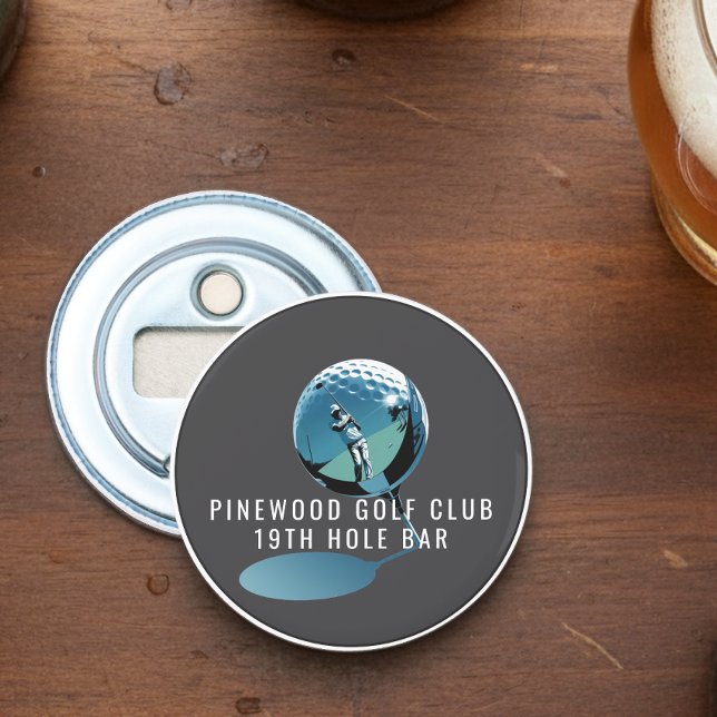 Custom Golf Bottle Opener, Personalized 19th Hole  Opener (Creator Uploaded)