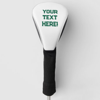 Custom Golf Club Cover - Just Add Text!