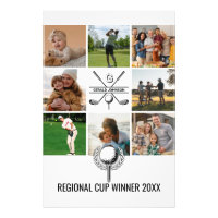 Custom Golf Collage with Monogram Design