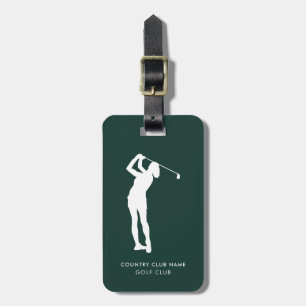 Custom Golf Country Club Members Swag Luggage Tag