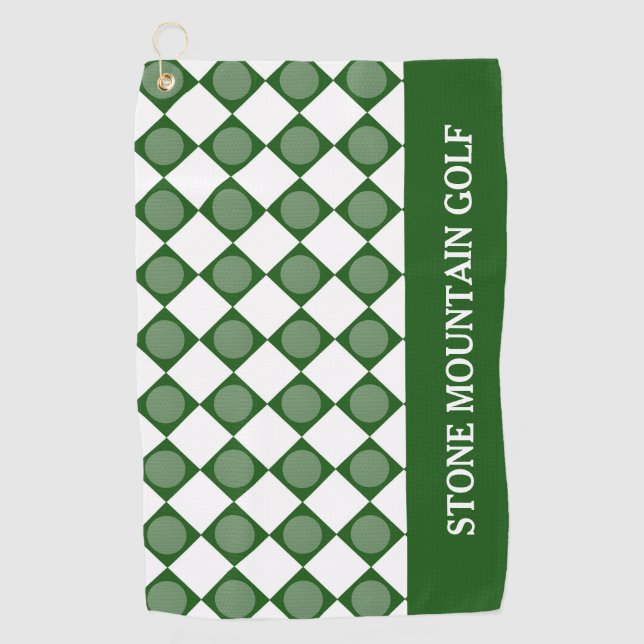 Custom Golf Course / League Golf Towel (Front)