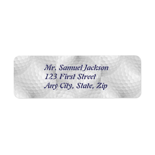 Custom Golf Design for Sport Enthusiast (Front)