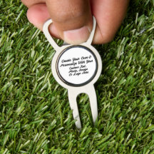 Custom Golf Divot Tools: Personalised repair
