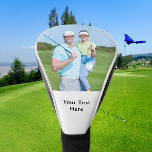 Custom Golf Driver Headcovers with Photo and Text 