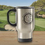 Custom Golf Hole in One Classic Travel Mug<br><div class="desc">Personalise the name,  location hole number and date to create a great golf keepsake to celebrate that fantastic hole-in-one. Designed by Thisisnotme©</div>